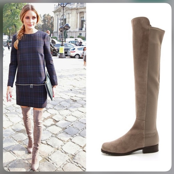 grey stuart weitzman over the knee boots